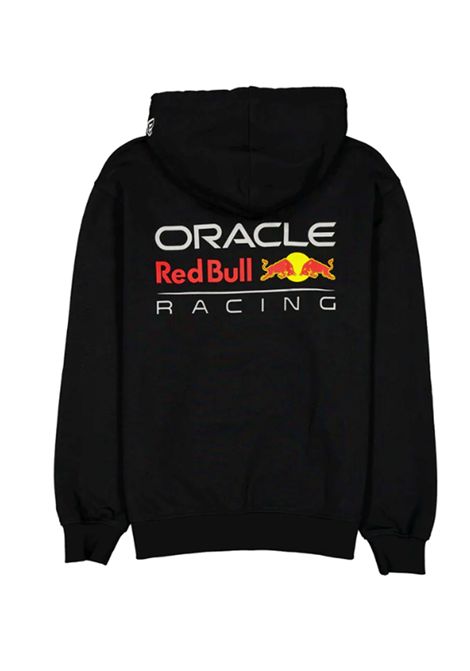 Felpa New Era Oversized Red Bull Racing con Cappuccio Nero Uomo NEW ERA | Felpe | 60766189-BLK